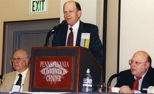 AAHP President Herman Cember with Bryce Rich and Ron Kathren 