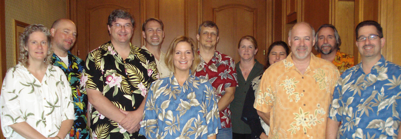 Photo from 2010 Fall Meeting: (l to r): Beth Hilt, Nicolas Bates, Jim Willison, 2010 Panel Vice Chair Jackson Ellis, Cindy Flannery, Scott Nickelson, Karen Brown, Cheryl Antonio, William Rhodes, 2010 Pt. I Panel Chair Mike Stabin, Jay Tarzia