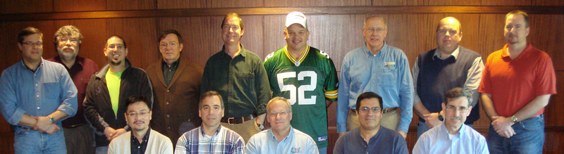 Photo from 2011 Meeting: (Front, l to r): Wei-Hsung Wang, 2011 Panel Vice Chair Glenn Sturchio, Wayne Gaul, 2011 Panel Chair Dan Menchaca, Dennis Quinn. (Back, l to r): Shawn Googins, 2011 ABHP Chair Kent Lambert, Bryan Lemieux, William Maguire, Allen Mabry, Richard Adams, John Bliss, Kelly Ausbrooks, Derek Favret. Present, Not Pictured: Greg Jones, Curtis Kwasniewski, Past Panel Chair Andy Miller