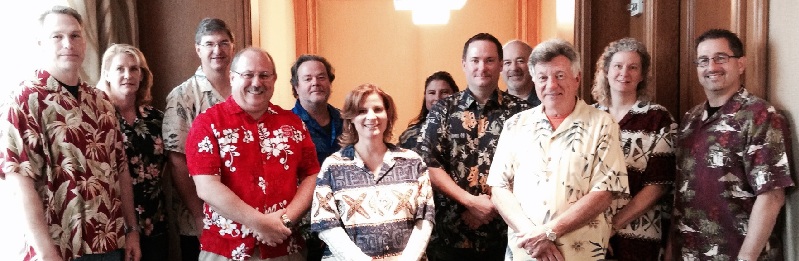 Photo from 2013 Fall Meeting: (l to r): Jackson Ellis, Karen Brown, Jim Willison, ABHP Member Andy Miller, Paul Jones, Panel Vice Chair Cindy Flannery, Cheryl Antonio, Pat McDermott, Panel Chair William Rhodes, William Barley, Beth Hilt, Past Panel Chair Jay Tarzia