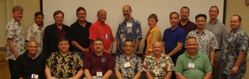 Photo from 2013 Meeting: Seated Left to Right: ABHP Vice Chair Pat LaFrate, Panel Vice Chair Curtis Kwasniewski, Chris Kessler, Tosh Ushino, Panel Chair Wayne Gaul, Rick Adams. Standing Left to Right: Steve Rademacher, ABHP Board Chair Govind Rao, Bill Maguire, Hans Oldewage, Don Haes, Gus Potter, Sarah Hoover, Panel Past Chair Glen Sturchio, Derek Favret, Wei-Hsung Wang, Allen Mabrey, Wes Boyd