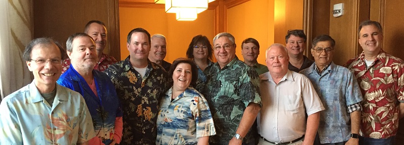 Photo from 2016 Fall Meeting: (l to r) John Serabian, Past Panel Chair Paul Jones, Derrick Favret, Pat McDermott, Tom Mahaupt, Janine Katanic, Panel Vice Chair Karen Barcal, Jim Cherniak, Michael Whalen, Rod Reed, Panel Chair Chris Martel, Govind Rao, Dave Medich