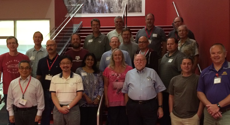 Photo from 2016 Meeting: (front row, l to r) Tosh Ushino, Panel Chair Wei-Hsung Wang, Latha Vasudevan, Panel Vice Chair Kathleen Dinnel-Jones, William Uhland, Bill McCarthy, Past Panel Chair Richard Adams. (middle row) Mike Campbell, Allen Mabry, Matt Arno, Bill Bullard, John Tomon, Hans Oldewage, John Dixon, Wes Boyd, Joseph McDonald. (top row) Jeff Chapman, Greg Jones, John Dixon, John Kinneman